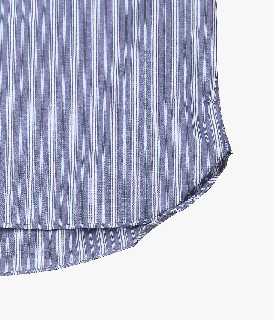 SILLAGE ''RE-ENGINEERED OVERSHIRT SHORT SLEEVE'' (DEADSTOCK BLUE STRIPE)