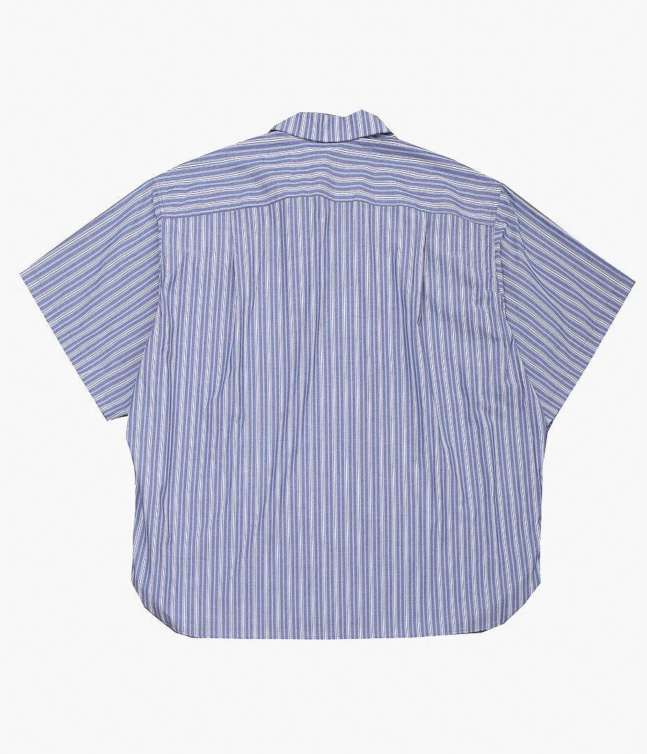 SILLAGE ''RE-ENGINEERED OVERSHIRT SHORT SLEEVE'' (DEADSTOCK BLUE STRIPE)