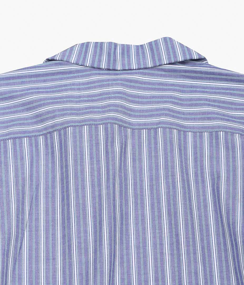 SILLAGE ''RE-ENGINEERED OVERSHIRT SHORT SLEEVE'' (DEADSTOCK BLUE STRIPE)
