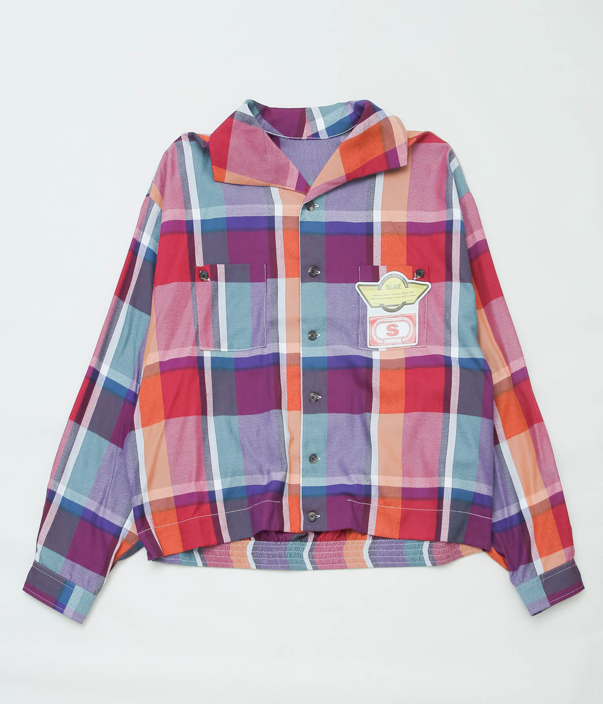 SILLAGE ''RIB BLOUSON'' (DEADSTOCK MULTI CHECK)