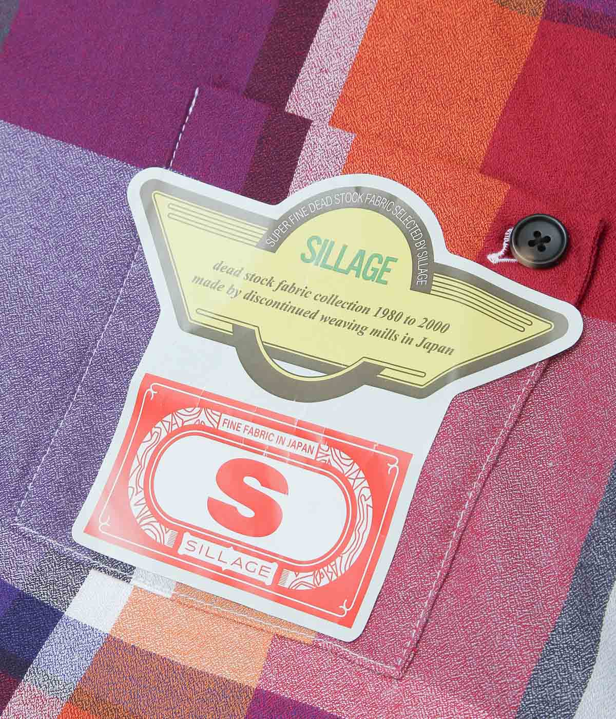 SILLAGE ''RIB BLOUSON'' (DEADSTOCK MULTI CHECK)