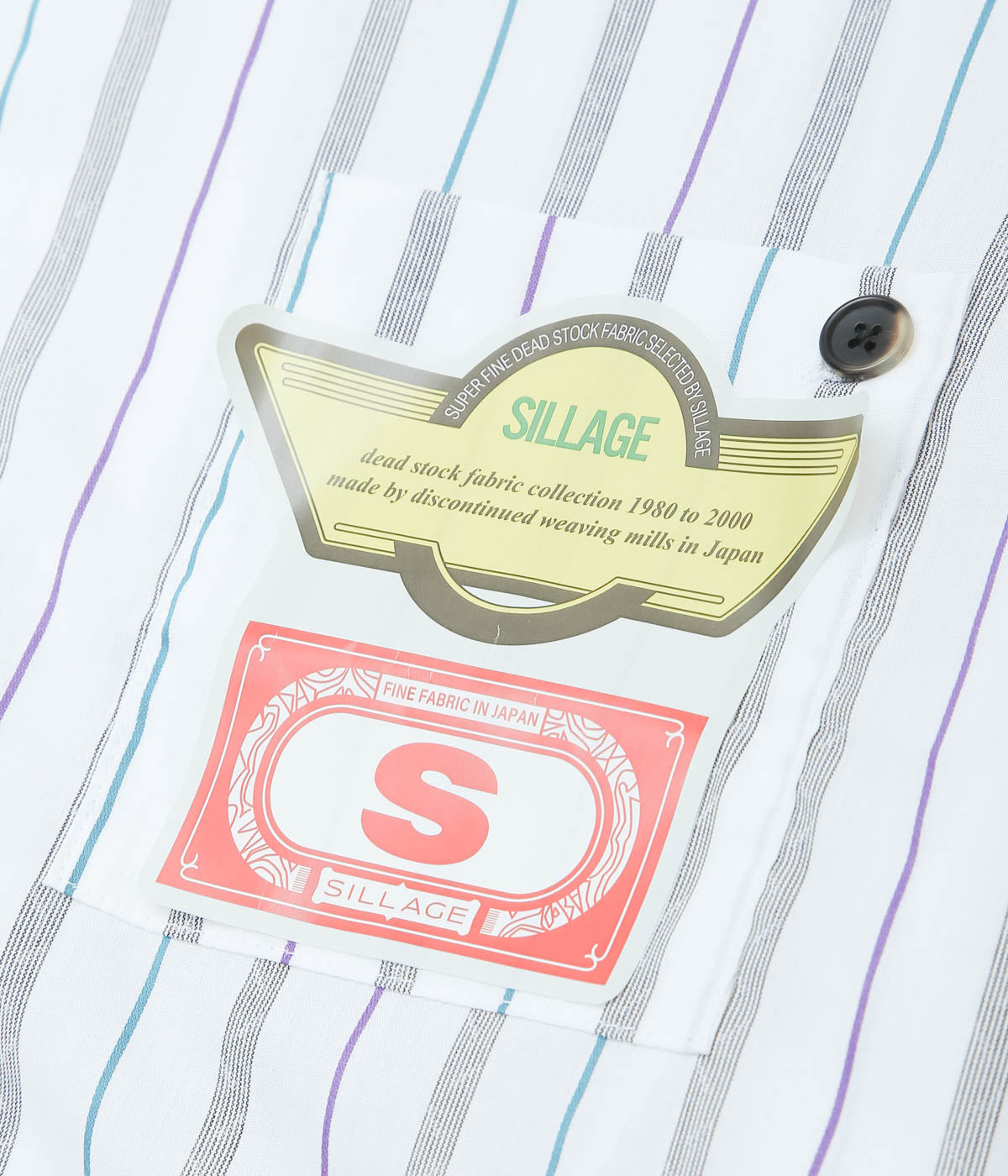 SILLAGE ''RIB BLOUSON'' (DEADSTOCK WHITE STRIPE)