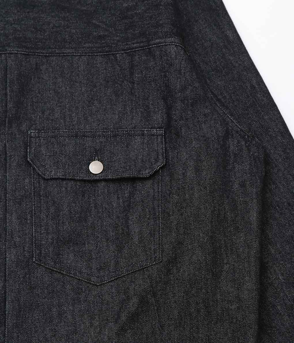 SILLAGE ''TRUCKER JACKET'' (BLACK DENIM ONE WASH)