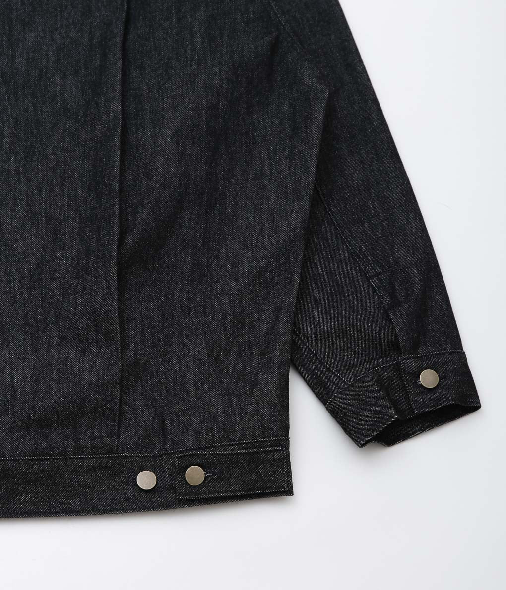 SILLAGE ''TRUCKER JACKET''(BLACK DENIM ONE WASH)