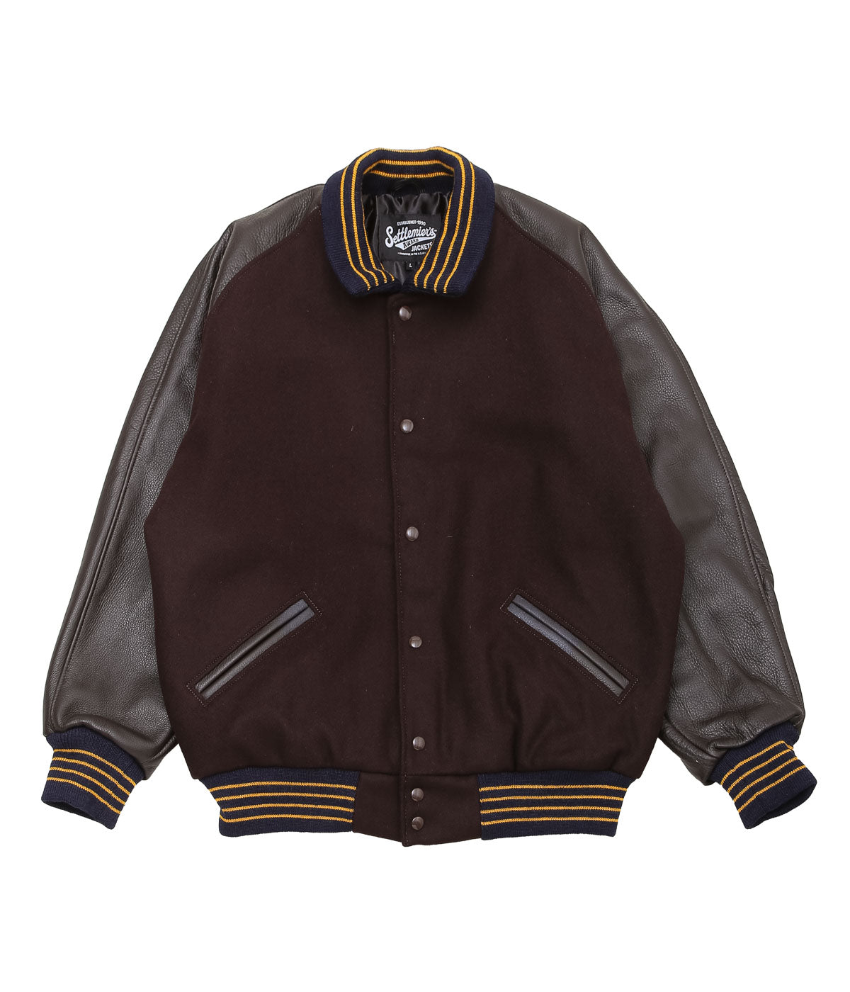 SILLAGE×SETTLEMIER'S ''VARSITY JACKET'' (BROWN)