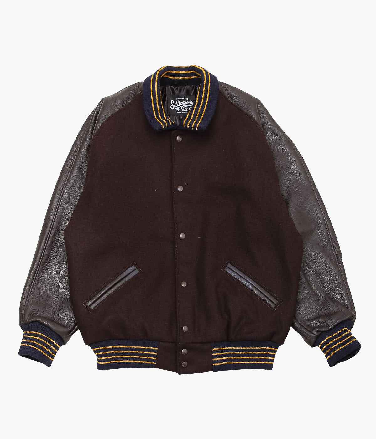 SILLAGE×SETTLEMIER'S ``VARSITY JACKET'' (BROWN) – THE STORE BY MAIDENS