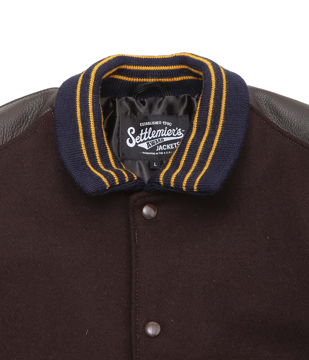 SILLAGE×SETTLEMIER'S ''VARSITY JACKET'' (BROWN)