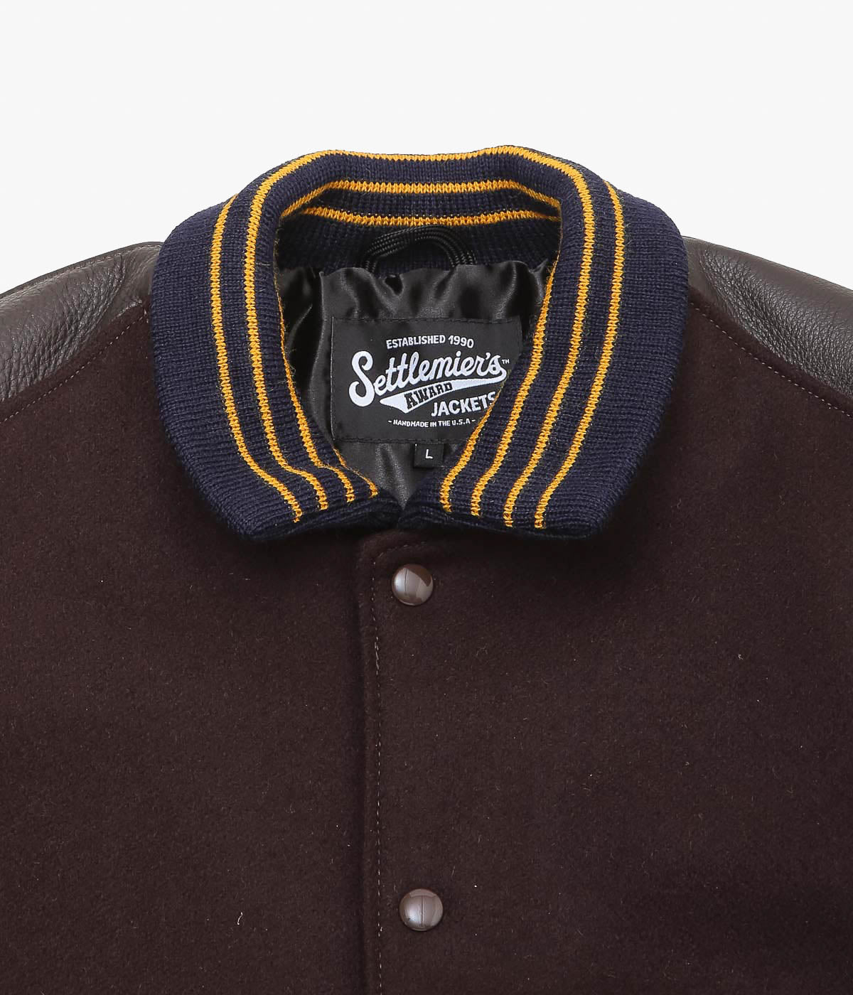 SILLAGE×SETTLEMIER'S ``VARSITY JACKET'' (BROWN)