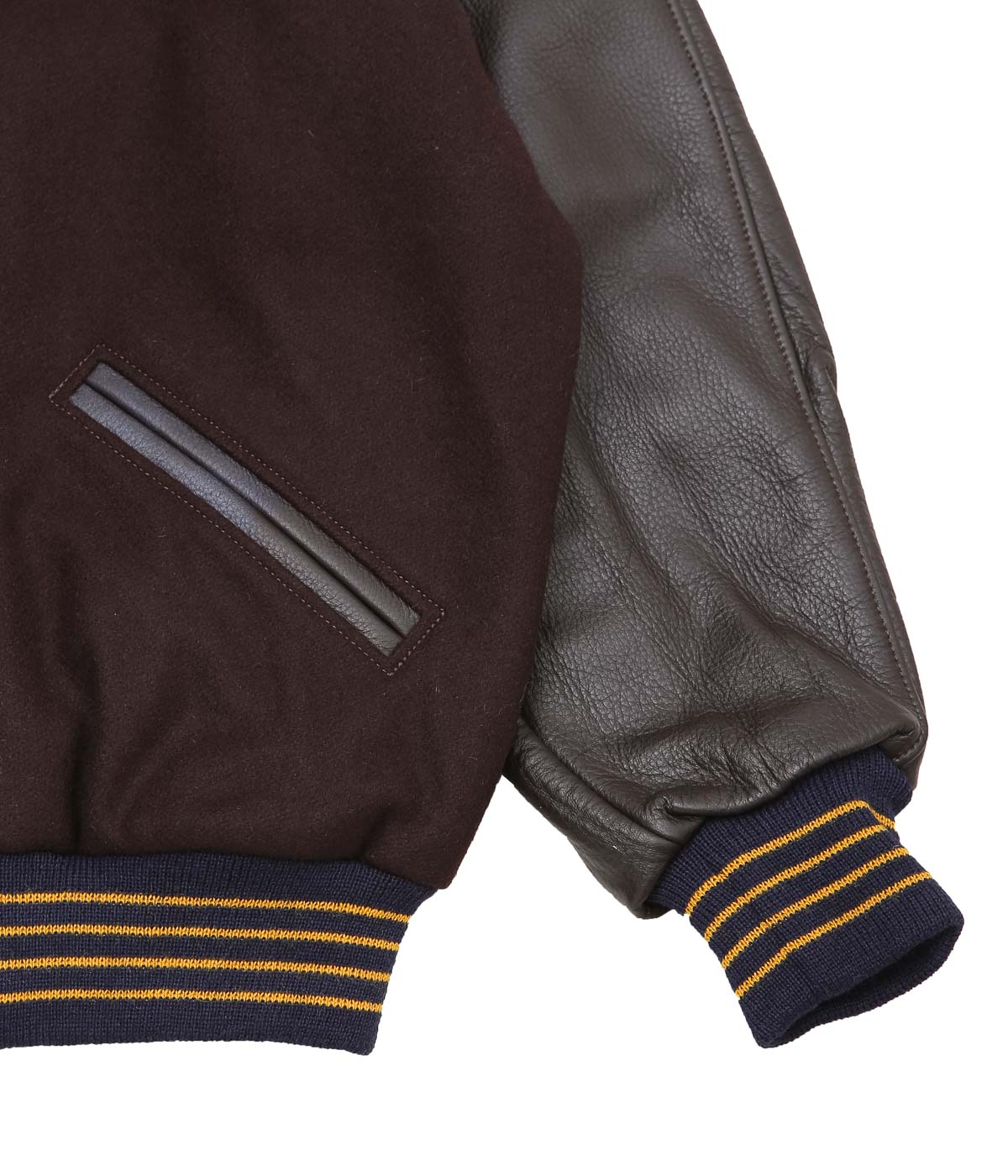 SILLAGE×SETTLEMIER'S ''VARSITY JACKET'' (BROWN)