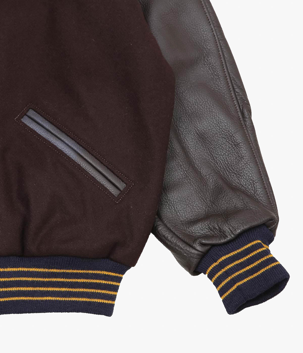 SILLAGE×SETTLEMIER'S ``VARSITY JACKET'' (BROWN)