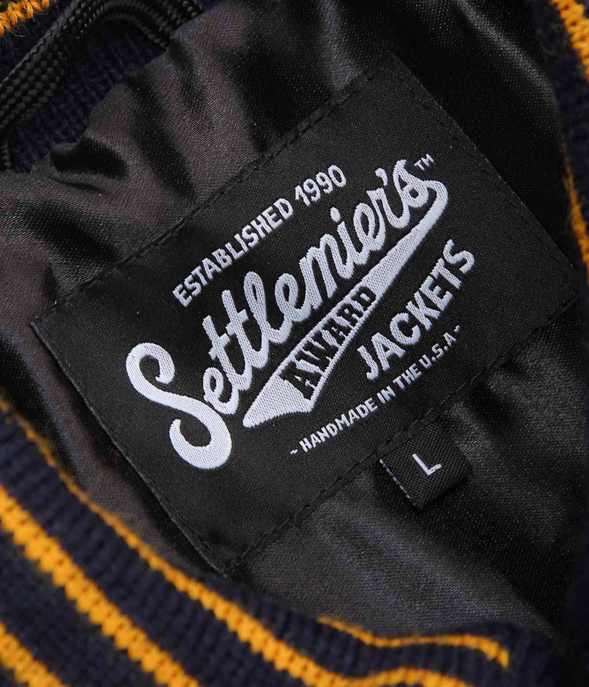 SILLAGE×SETTLEMIER'S ``VARSITY JACKET'' (BROWN)