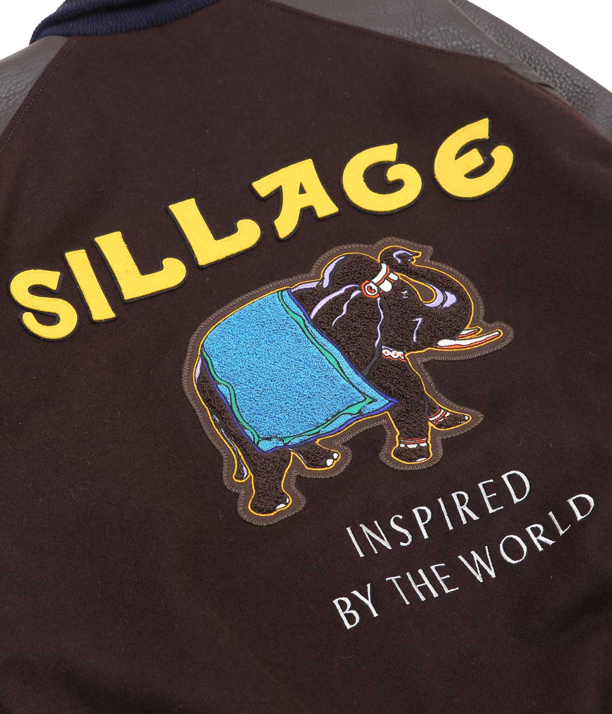SILLAGE×SETTLEMIER'S ''VARSITY JACKET'' (BROWN)