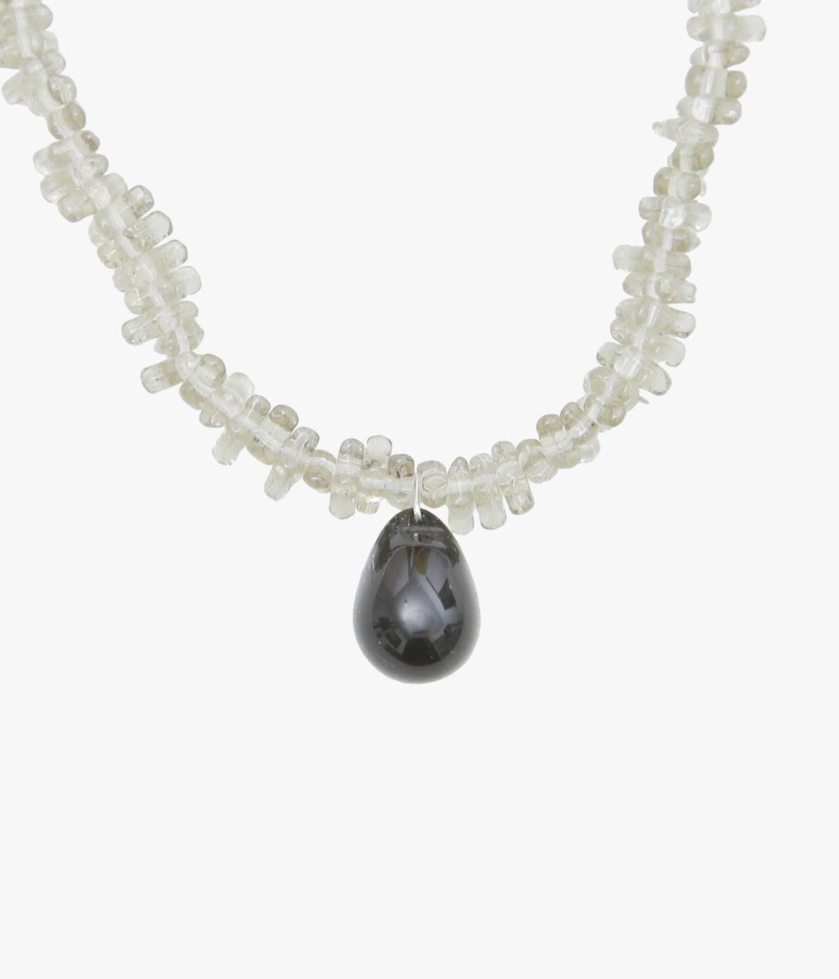 SISI JOIA ''CORAIL NECKLACE'' (GREY /BLACK)