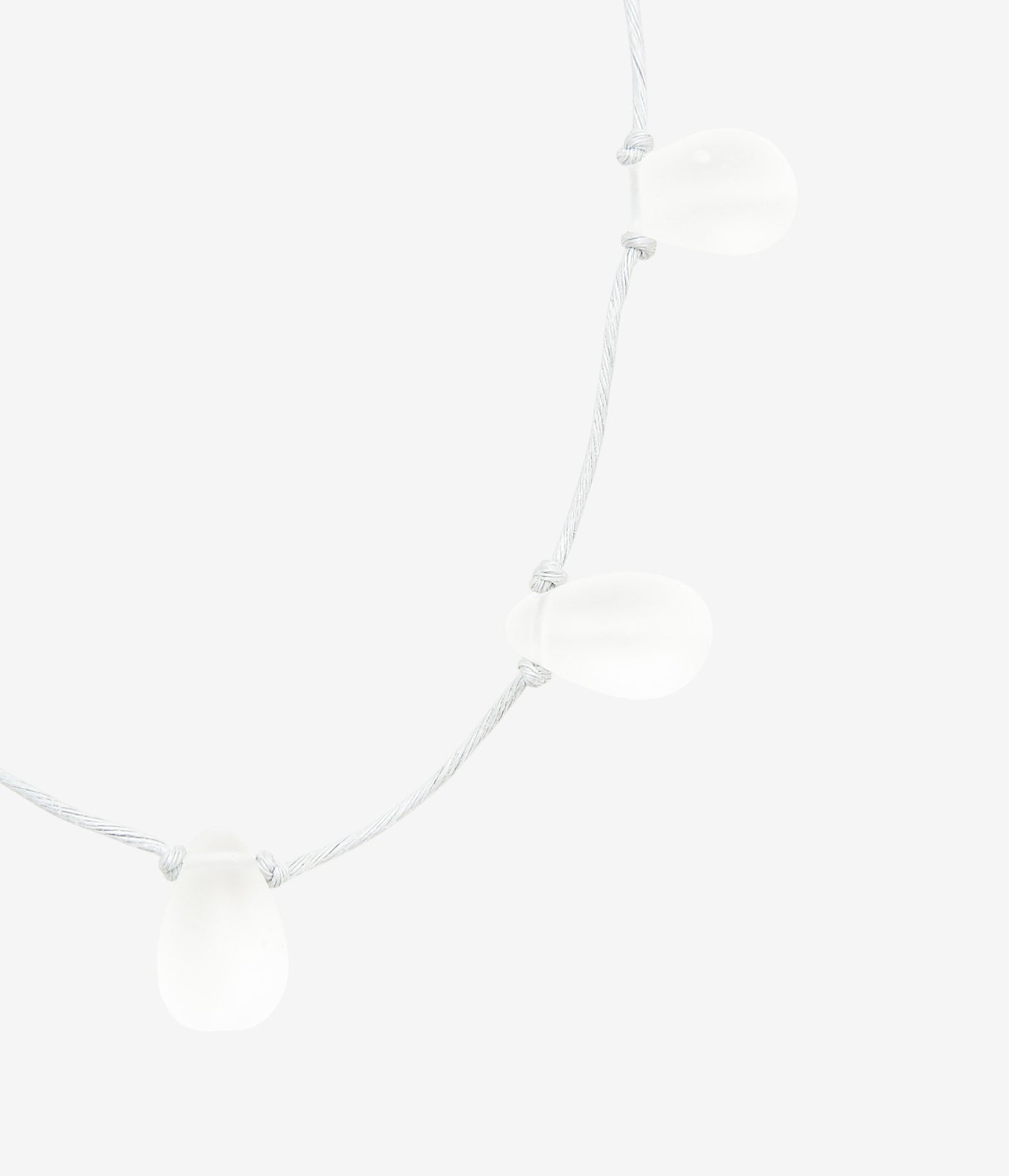 SISI JOIA ''NOUE NECKLACE'' (FROST / GREY)