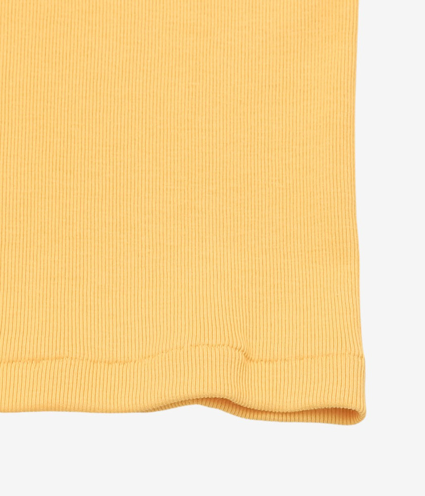 SOUPLE LUZ ''BRA PAT CAMISOLE(COTTON SILK RIB)'' (MUSTARD YELLOW)