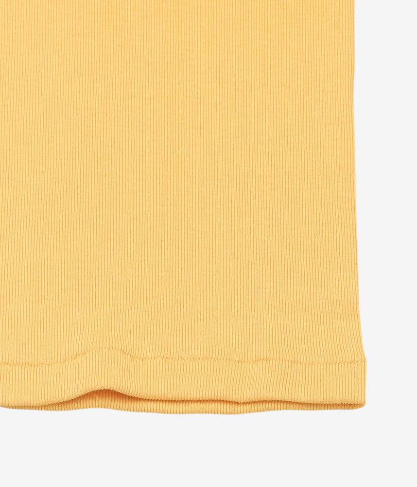 SOUPLE LUZ ''BRA PAT CAMISOLE(COTTON SILK RIB)'' (MUSTARD YELLOW)