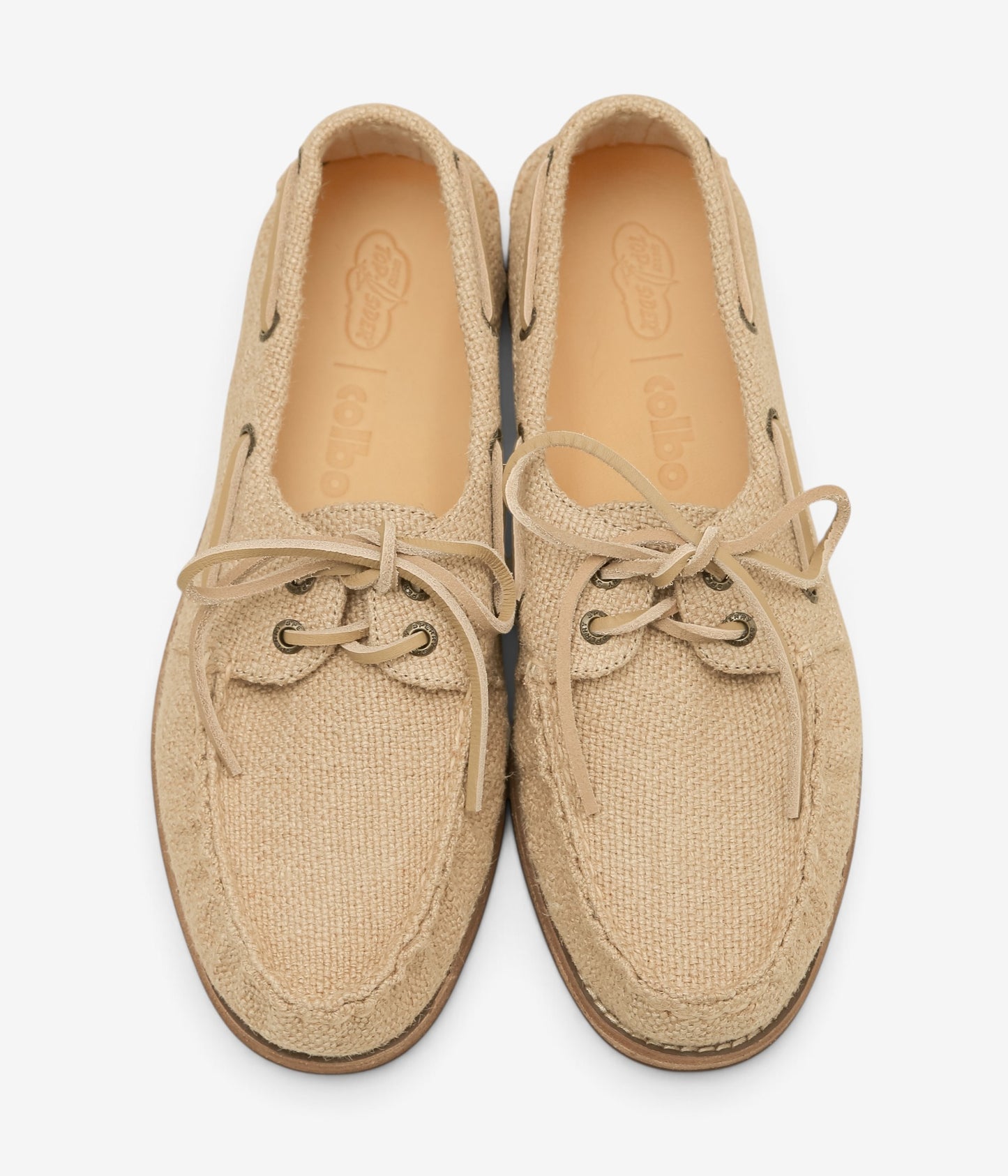 SPERRY TOPSIDER × COLBO ''2-EYE BOAT SHOES'' (NATURAL JUTE)