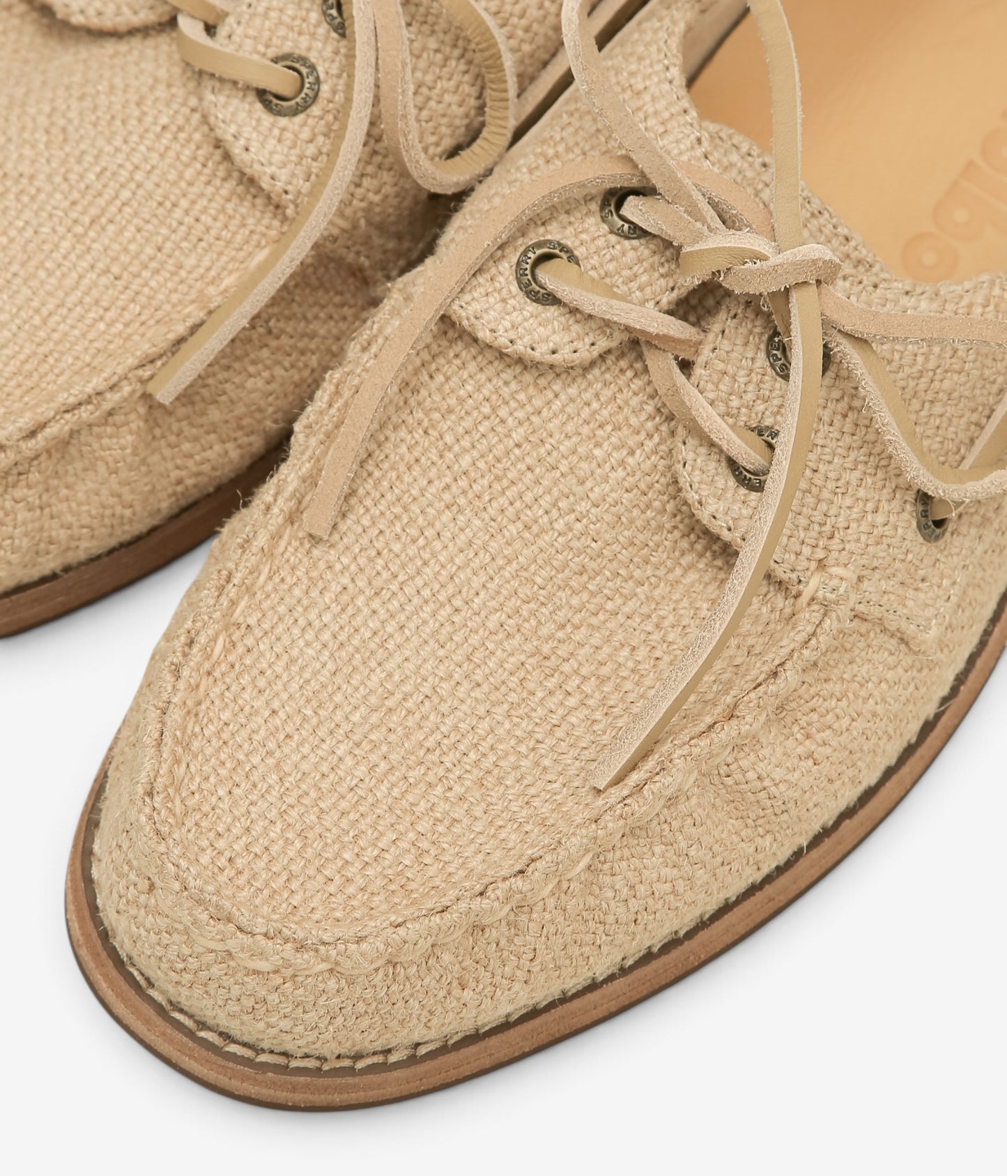 SPERRY TOPSIDER × COLBO ''2-EYE BOAT SHOES'' (NATURAL JUTE)