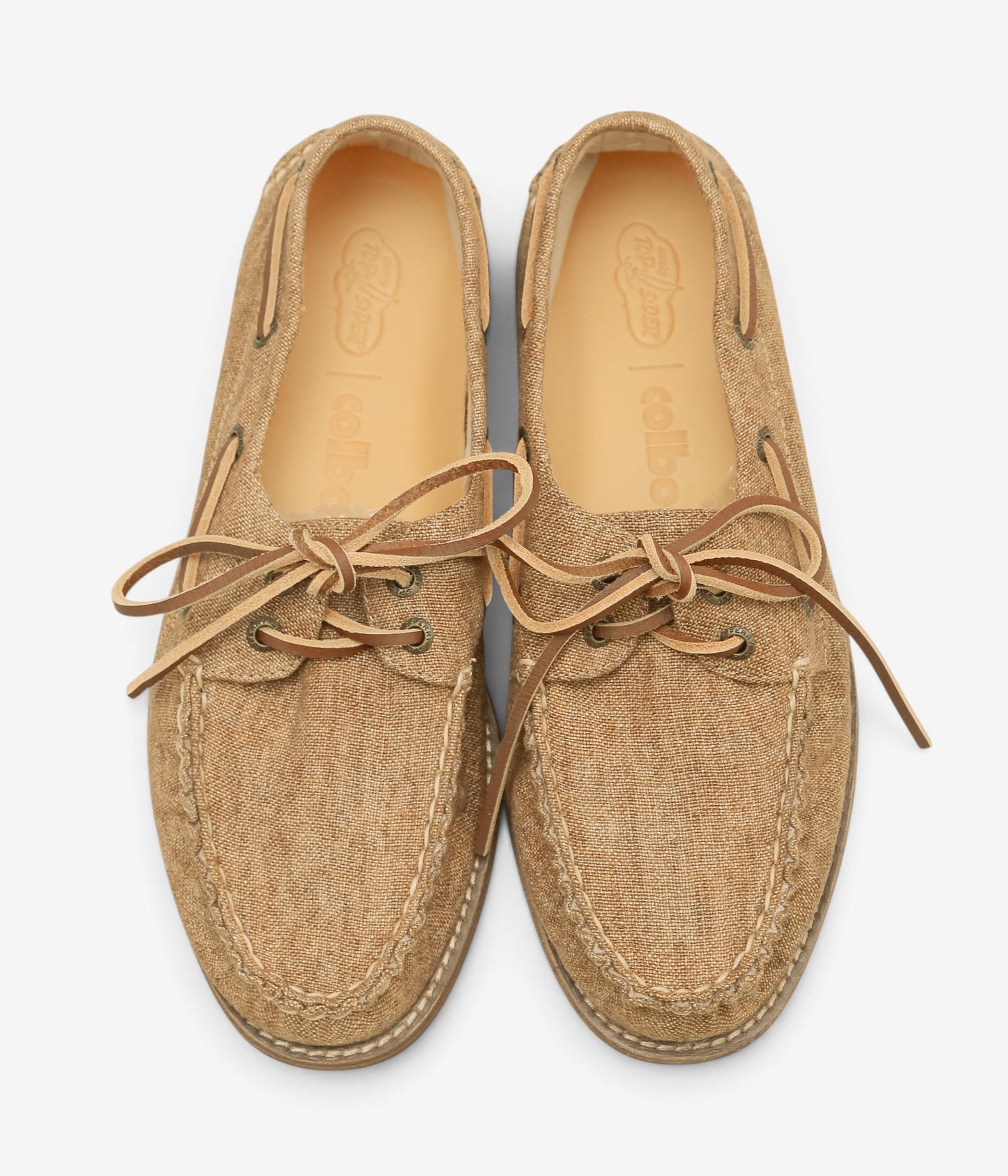 SPERRY TOPSIDER × COLBO ''2-EYE BOAT SHOES'' (WASHED LINEN)