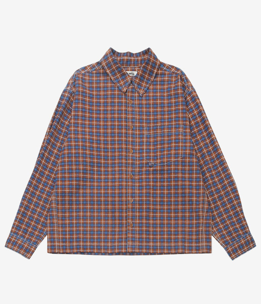STORY MFG ''BRACKEN SHIRT'' (SANDSTONE HANDLOOM)