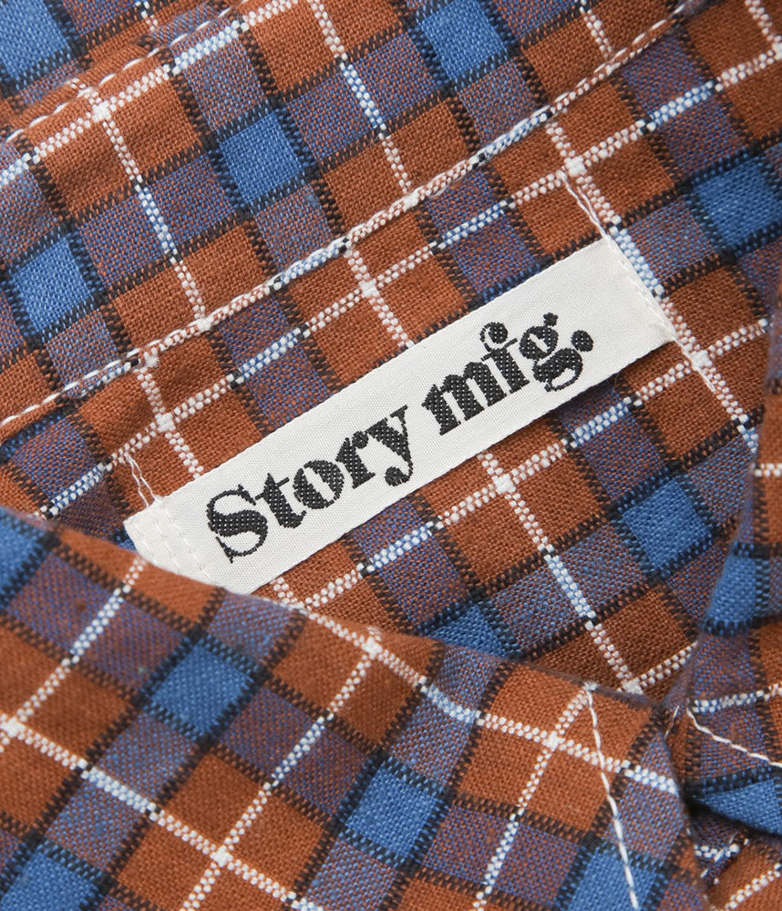 STORY MFG ''BRACKEN SHIRT'' (SANDSTONE HANDLOOM)