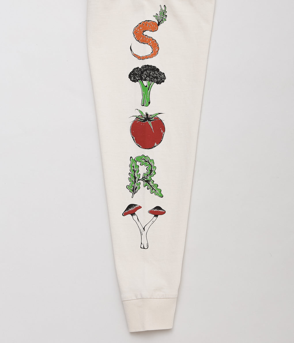 STORY mfg.♡GRATEFUL TEE LS Ecru 完売品 Grateful Tee LS - Ecru Earth Trip – Story mfg.