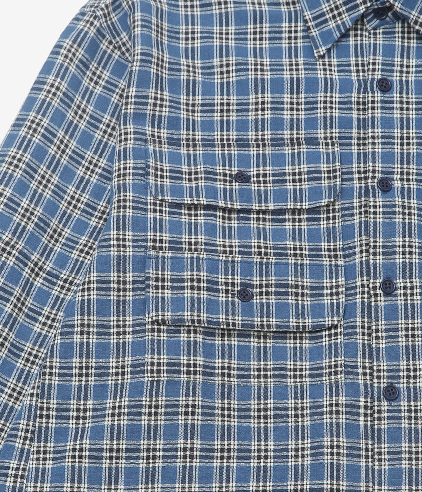 STORY MFG ''HARVEST SHIRT'' (KYANITE HANDLOOM)