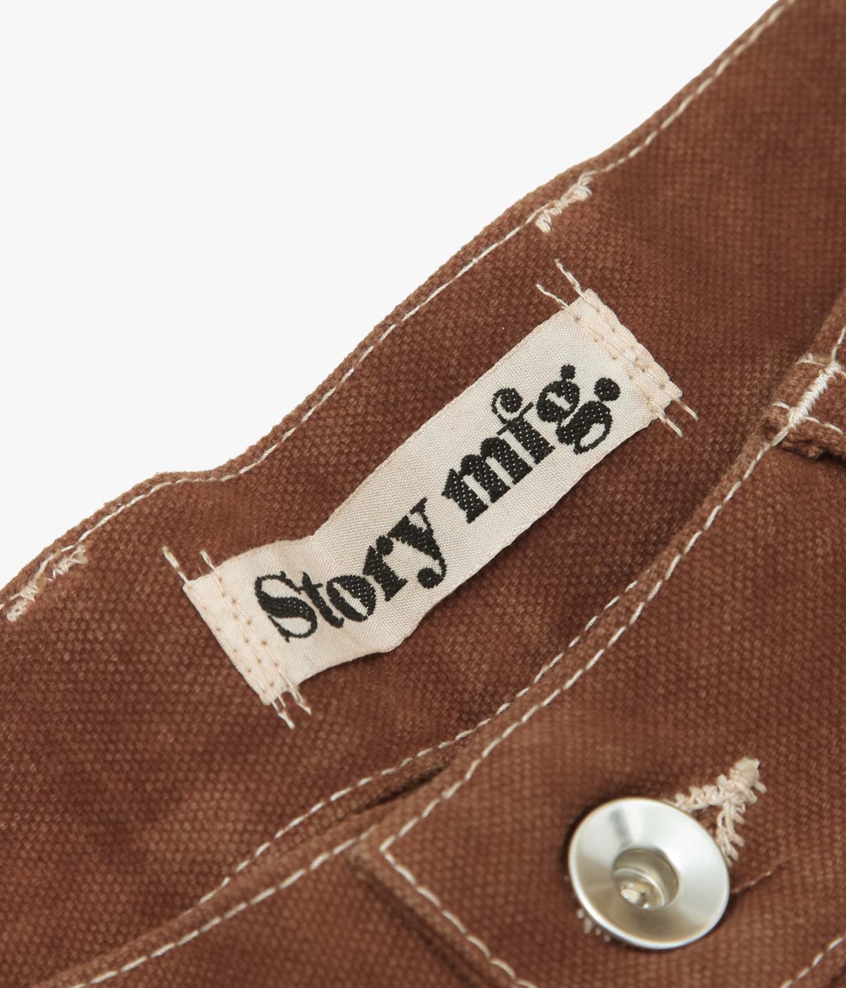 STORY MFG "LUSH CARPENTER SHORTS" (BROWN WONKY-WEAR)