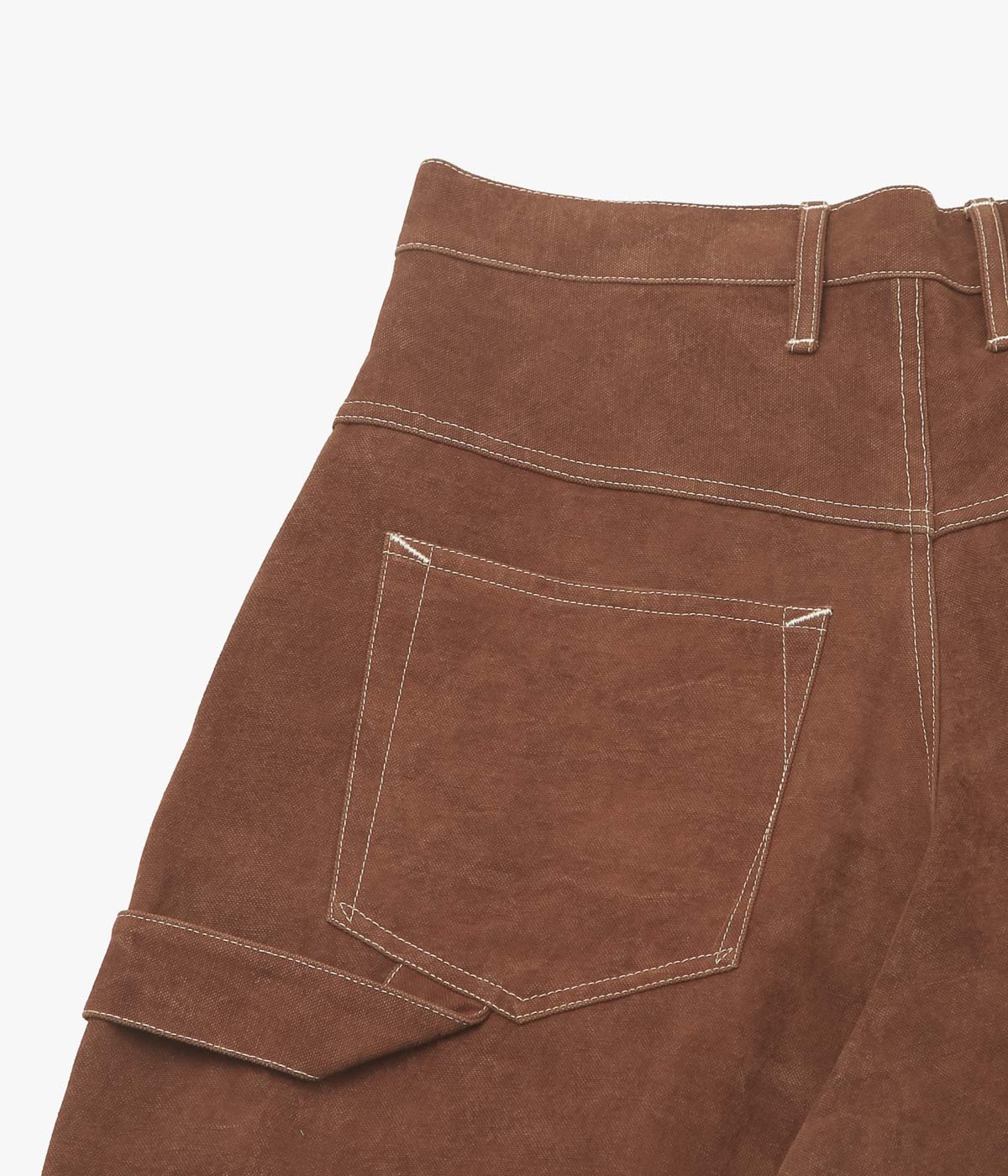 STORY MFG "LUSH CARPENTER SHORTS" (BROWN WONKY-WEAR)