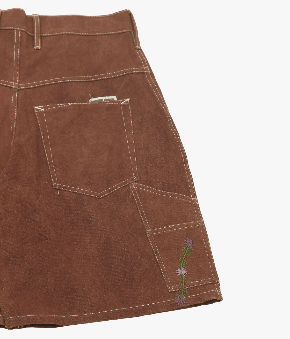 STORY MFG "LUSH CARPENTER SHORTS" (BROWN WONKY-WEAR)