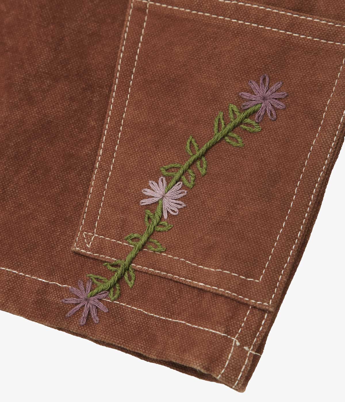 STORY MFG "LUSH CARPENTER SHORTS" (BROWN WONKY-WEAR)