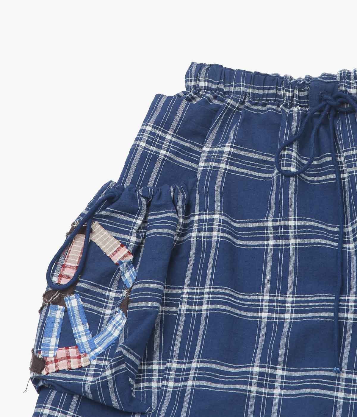 STORY MFG ''SALT SHORTS'' (CHECKED PEACE PATCHWORK)