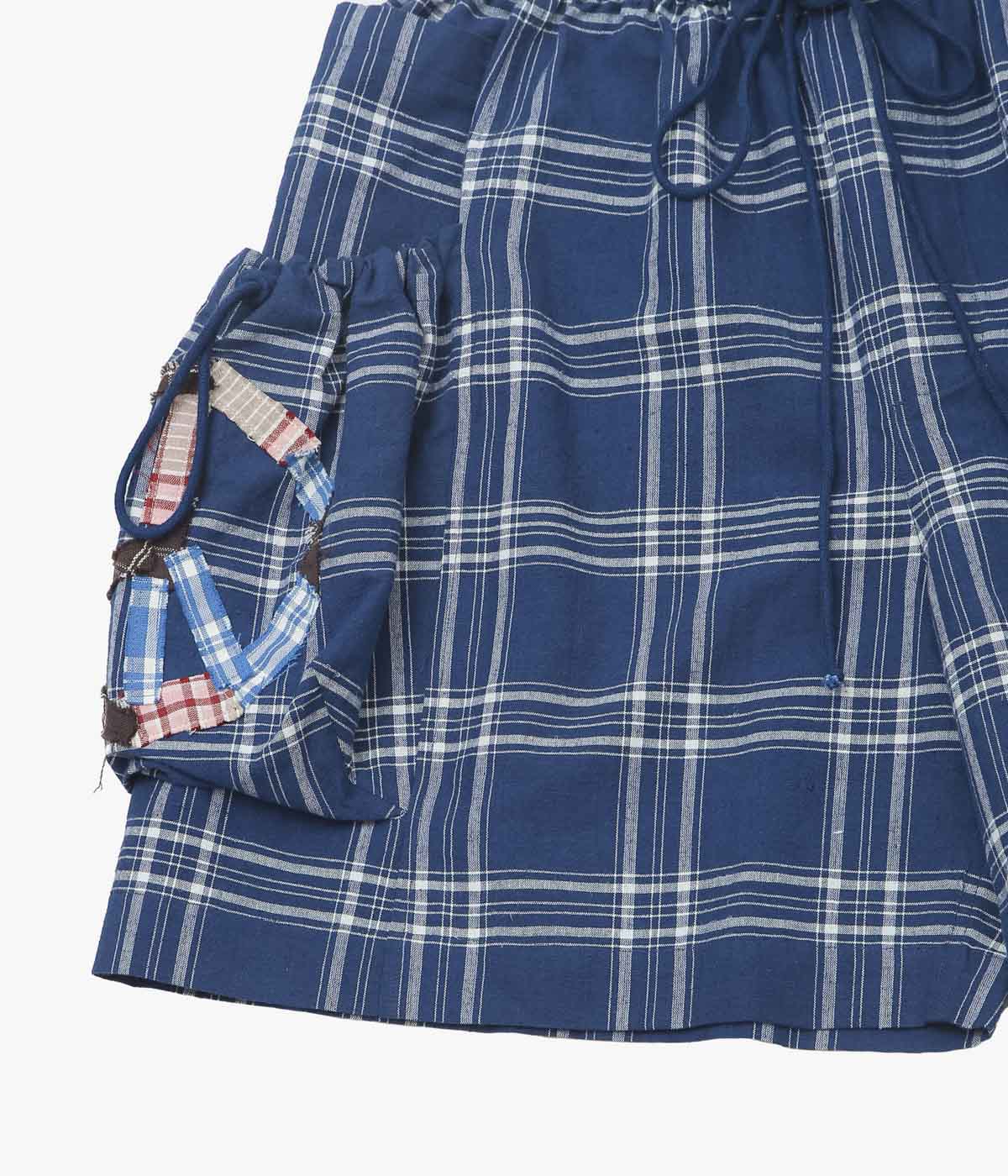 STORY MFG ''SALT SHORTS'' (CHECKED PEACE PATCHWORK)