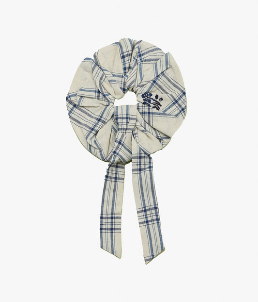 STORY MFG ``SCRUNCHIE'' (FRENCH GINGHAM INTERRUPTED)