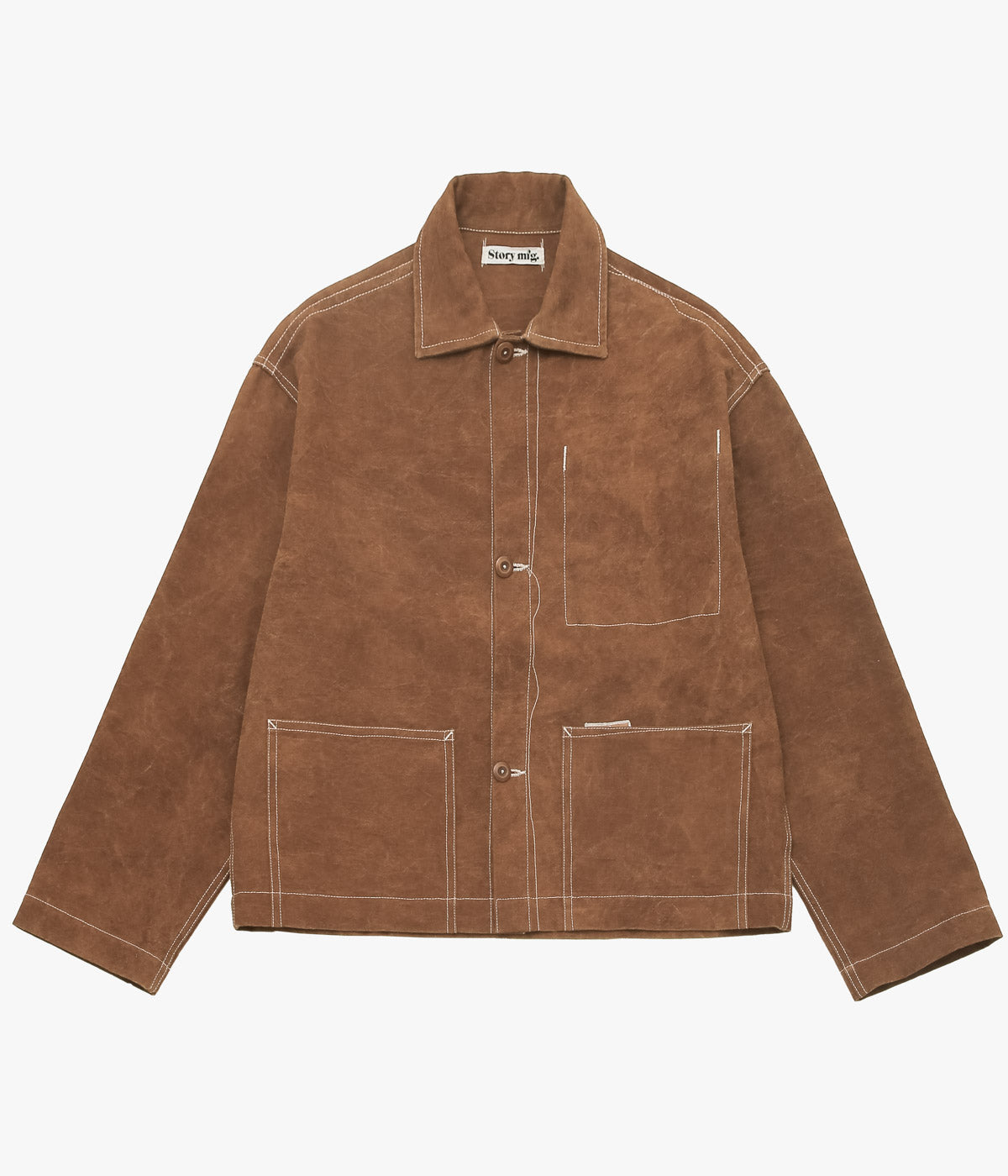 STORY MFG. ''SOT JACKET'' (BROWN WONKY-WEAR)