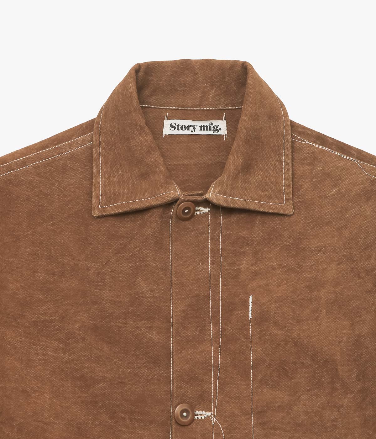 STORY MFG. ''SOT JACKET'' (BROWN WONKY-WEAR)