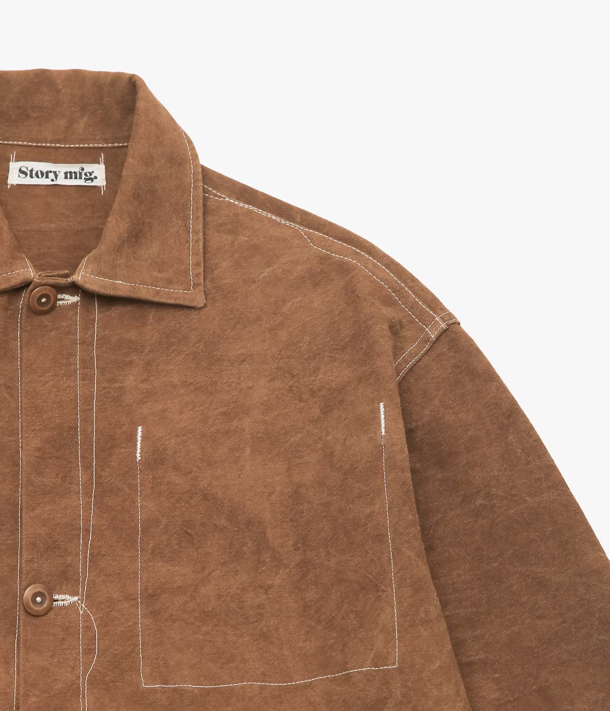 STORY MFG. ''SOT JACKET'' (BROWN WONKY-WEAR)