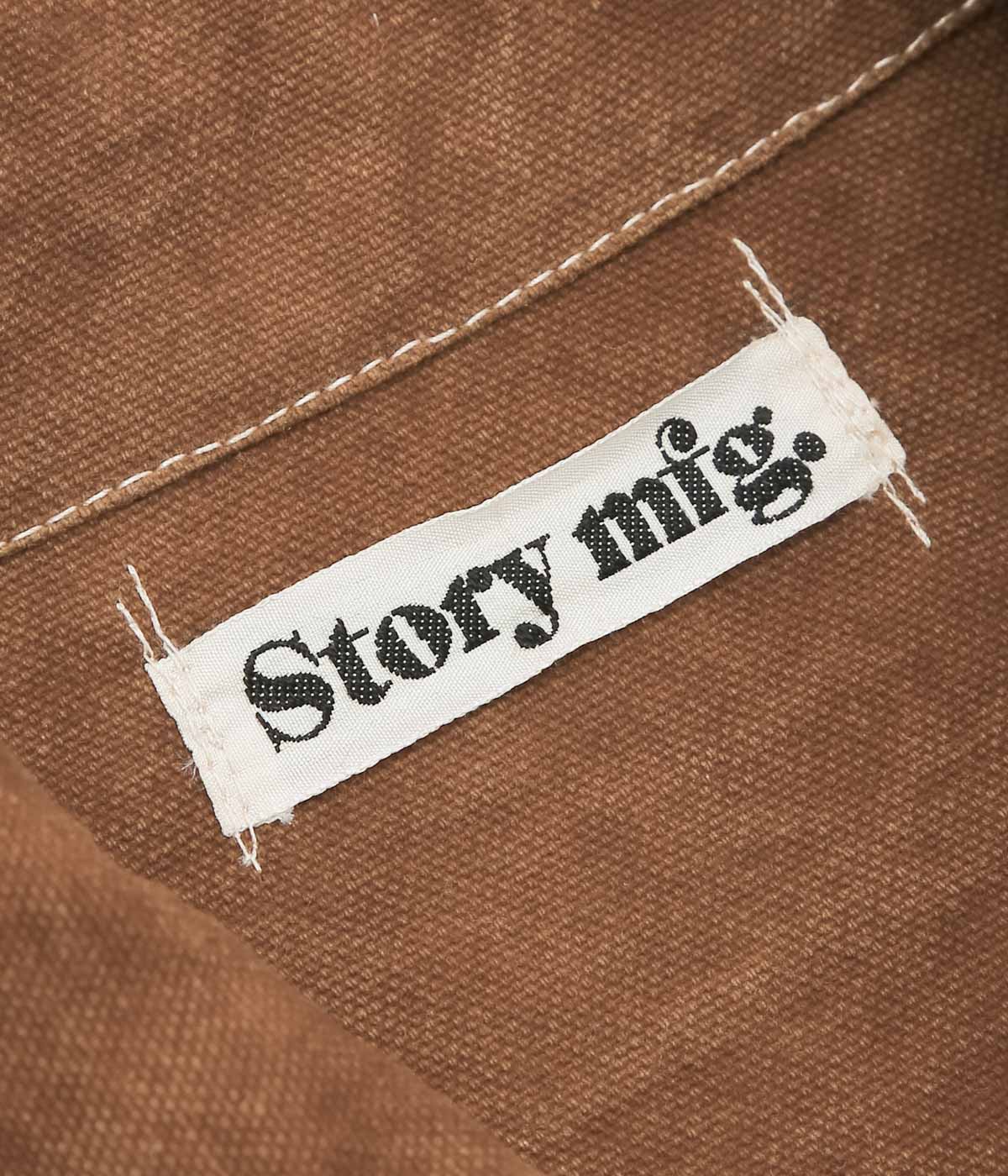 STORY MFG. ''SOT JACKET'' (BROWN WONKY-WEAR)