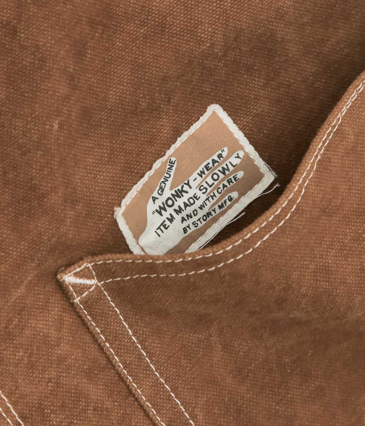 STORY MFG. ''SOT JACKET'' (BROWN WONKY-WEAR)