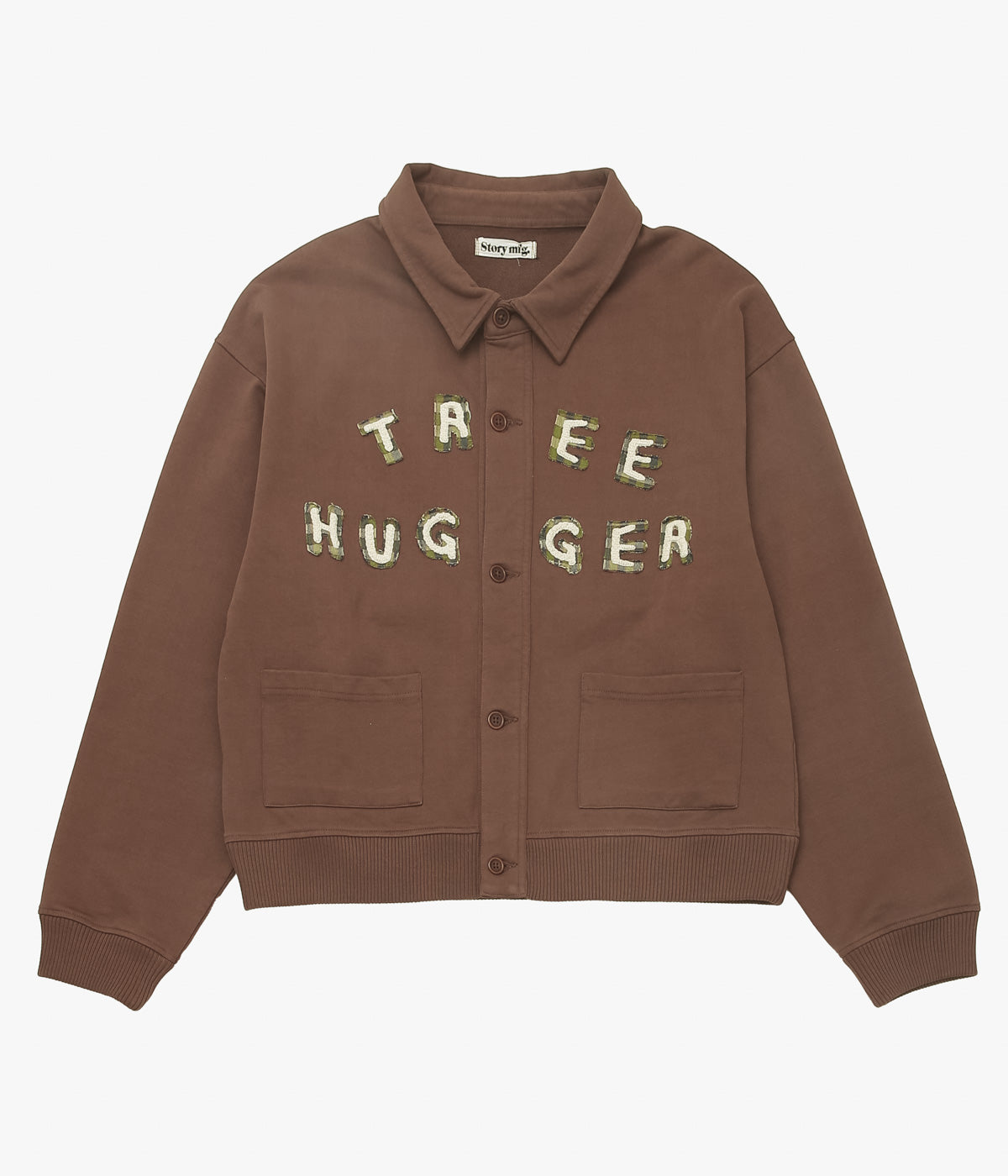 STORY MFG ''WALKING CARDIGAN'' (BROWN TREE HUGGER)