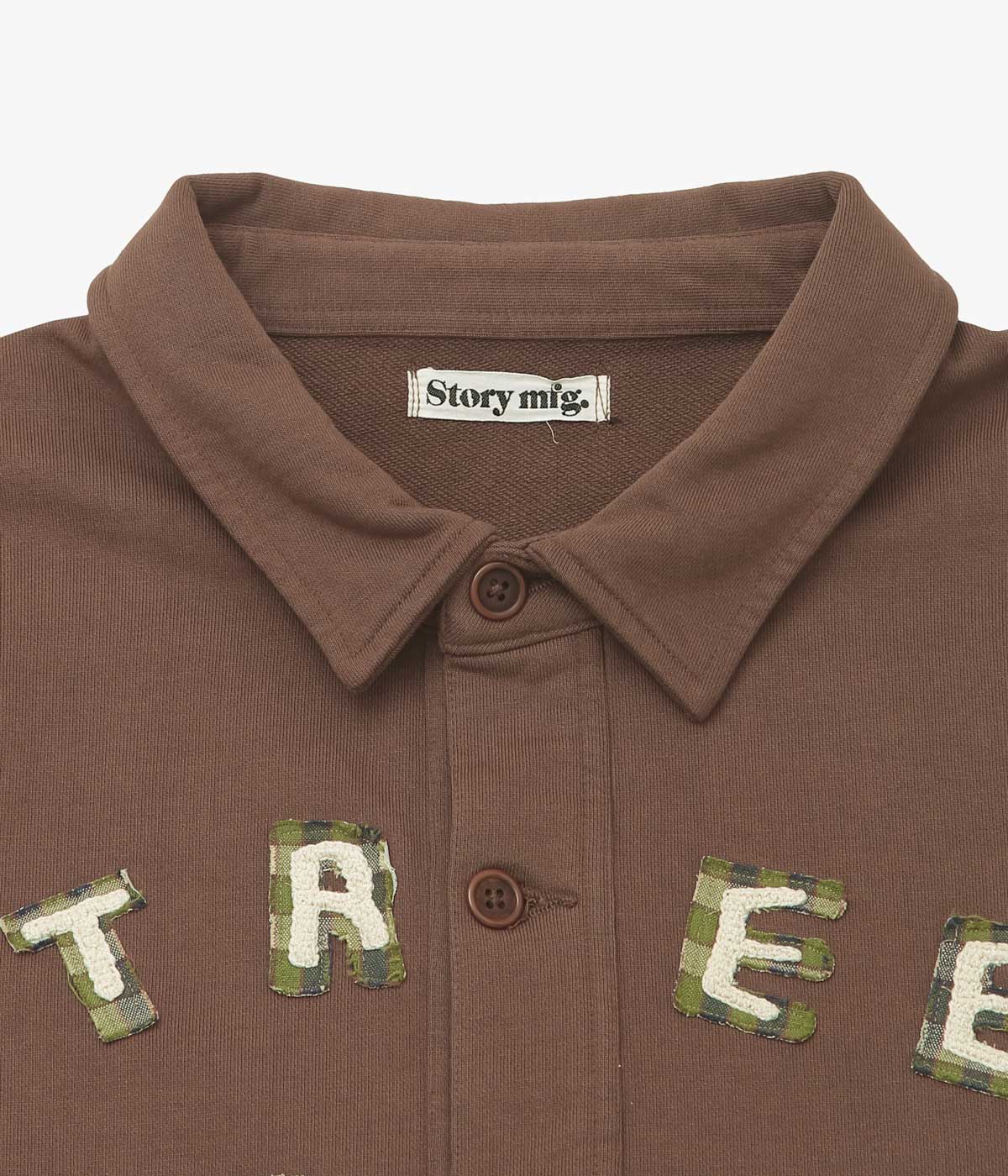 STORY MFG ''WALKING CARDIGAN'' (BROWN TREE HUGGER)