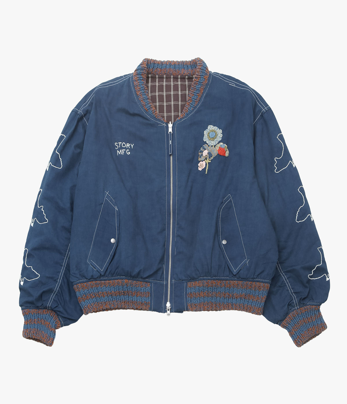 story mfg ジャケット　М STORY MFG. ''SEED BOMBER｜MAIDENS SHOP EXCLUSIVE'' (GROWING PEACE