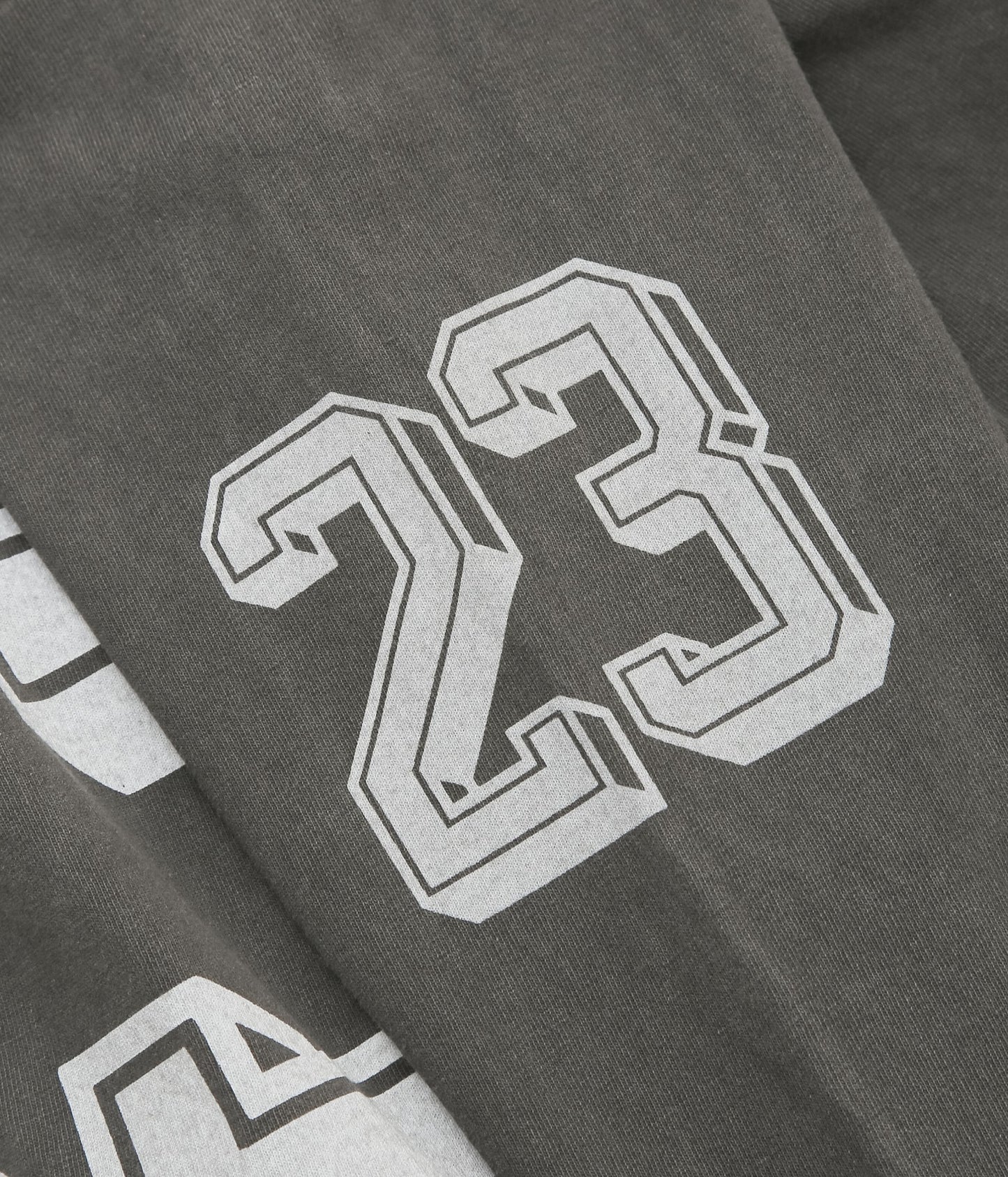 STUDIO ANIMALS ''“23” L/S T-SHIRT '' (FADED BLACK)