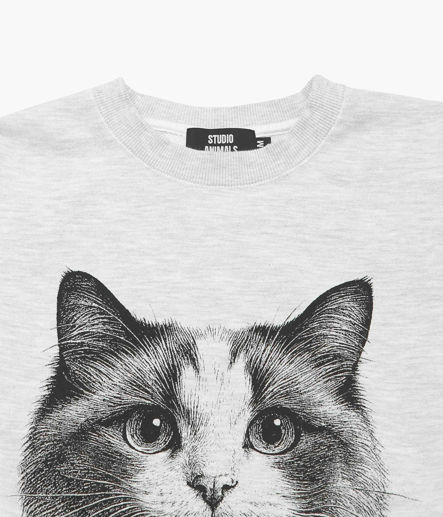STUDIO ANIMALS ''“CAT” SWEATSHIRT'' (ASH)