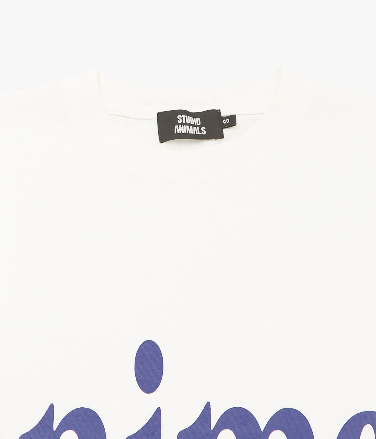 STUDIO ANIMALS ''“ANIMALS LETTER” T-SHIRT SOLID PRINT'' (NATURAL)