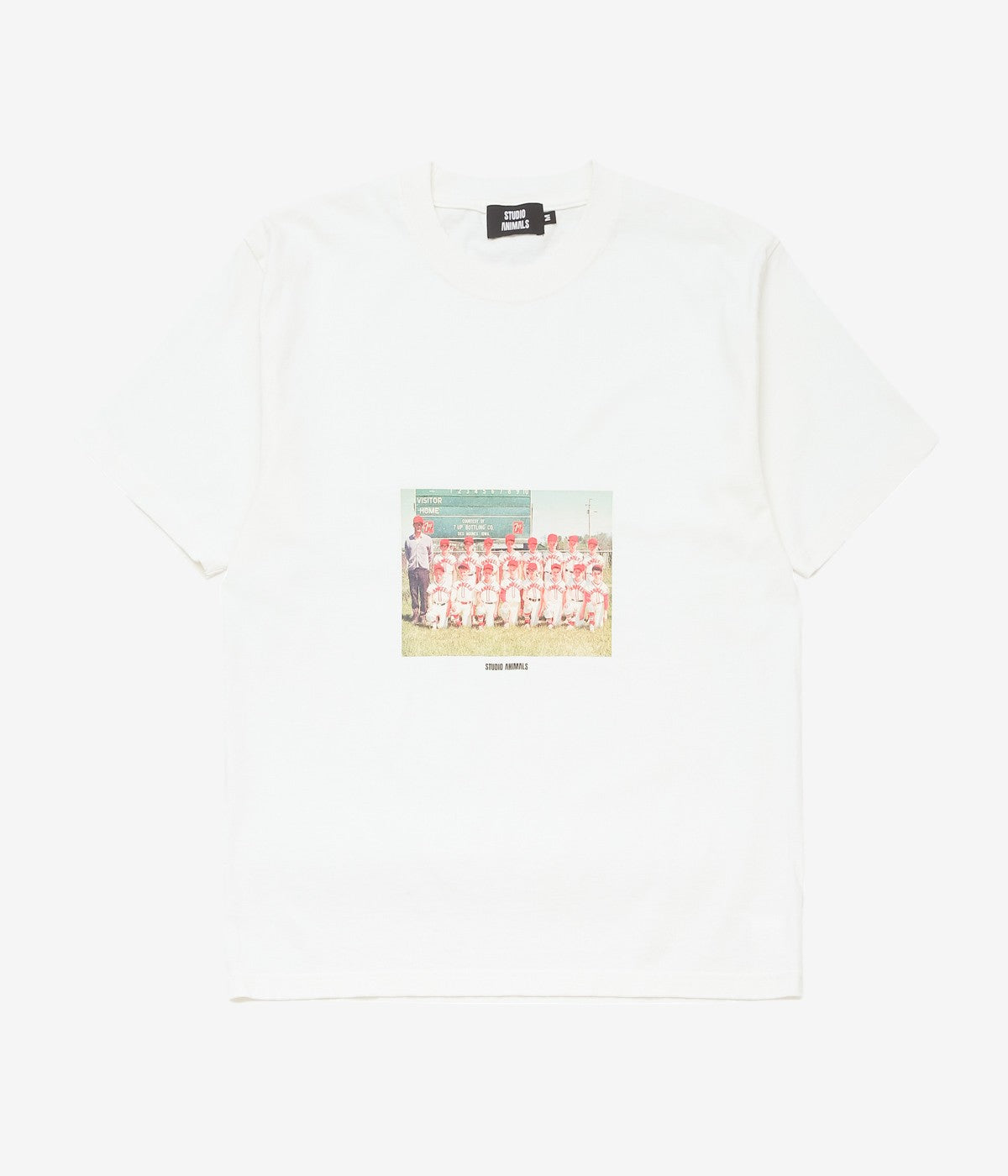 STUDIO ANIMALS ''"BASEBALL" S/S T-SHIRT '' (NATURAL)