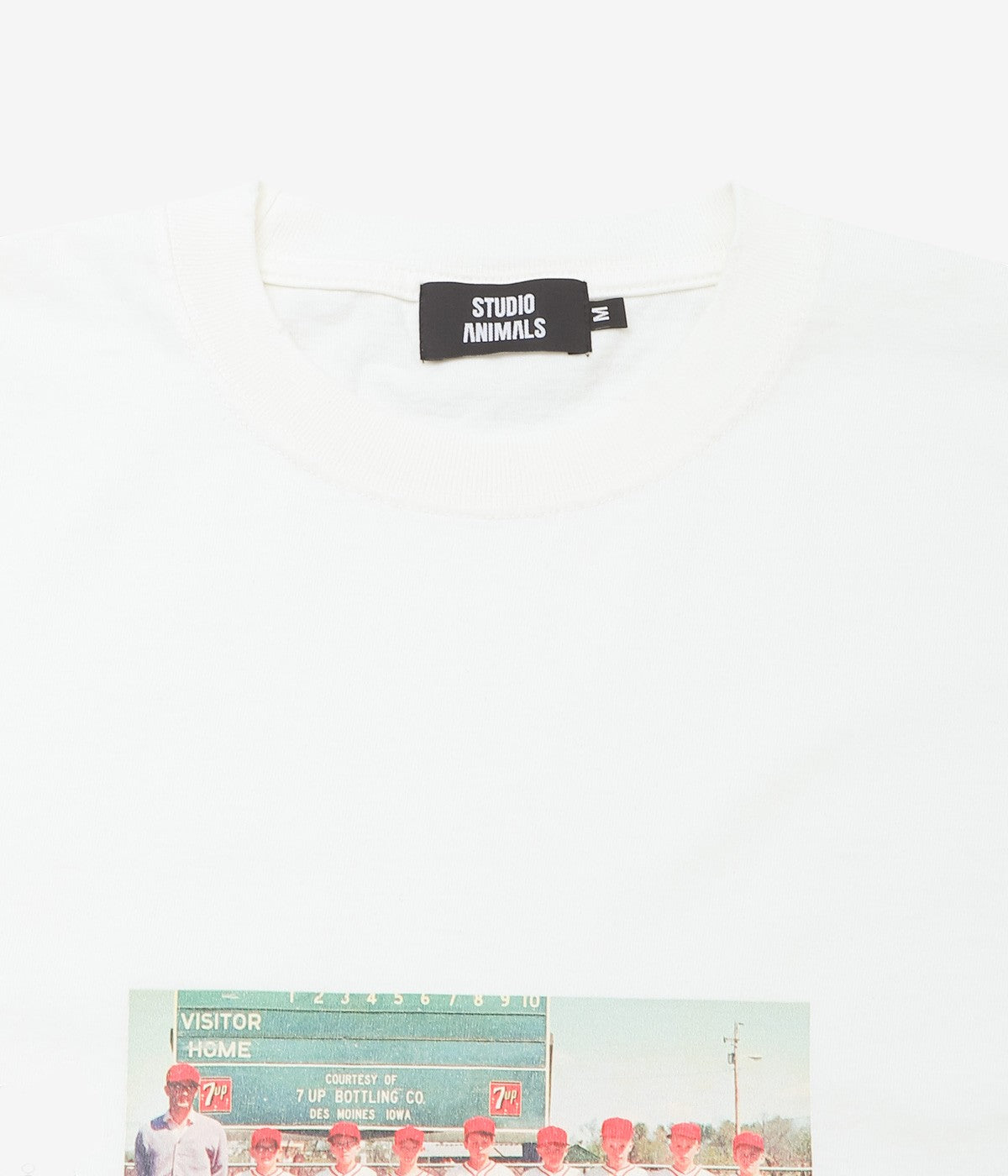 STUDIO ANIMALS ''"BASEBALL" S/S T-SHIRT '' (NATURAL)