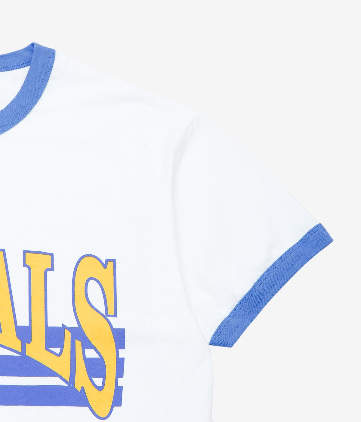 STUDIO ANIMALS ''"CURVED ARCH LOGO" S/S T-SHIRT'' (WHITE/BLUE)