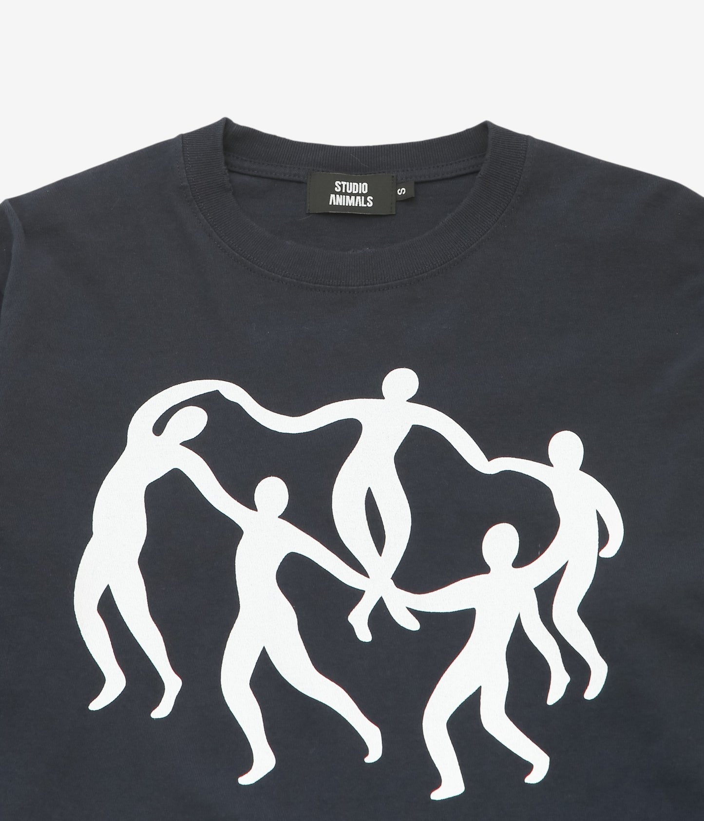 STUDIO ANIMALS ''"DANCE IN A CIRCLE" L/S T-SHIRT '' (NAVY)