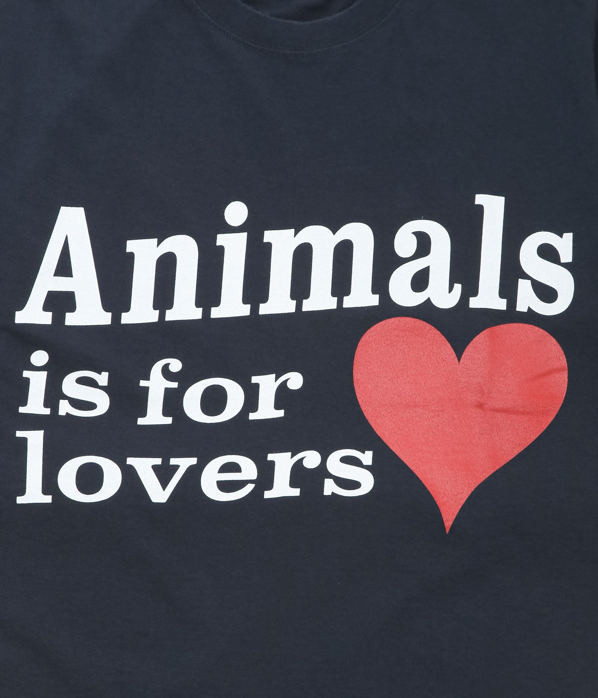 STUDIO ANIMALS ''"LOVERS" S/S T-SHIRT '' (NAVY)